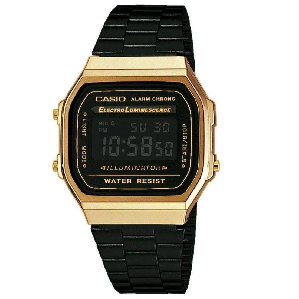 Reloj casio digital para unisex-A-168WEGB-1B