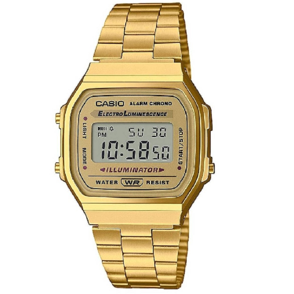 Reloj casio Digital para unisex-A-168WG-9W