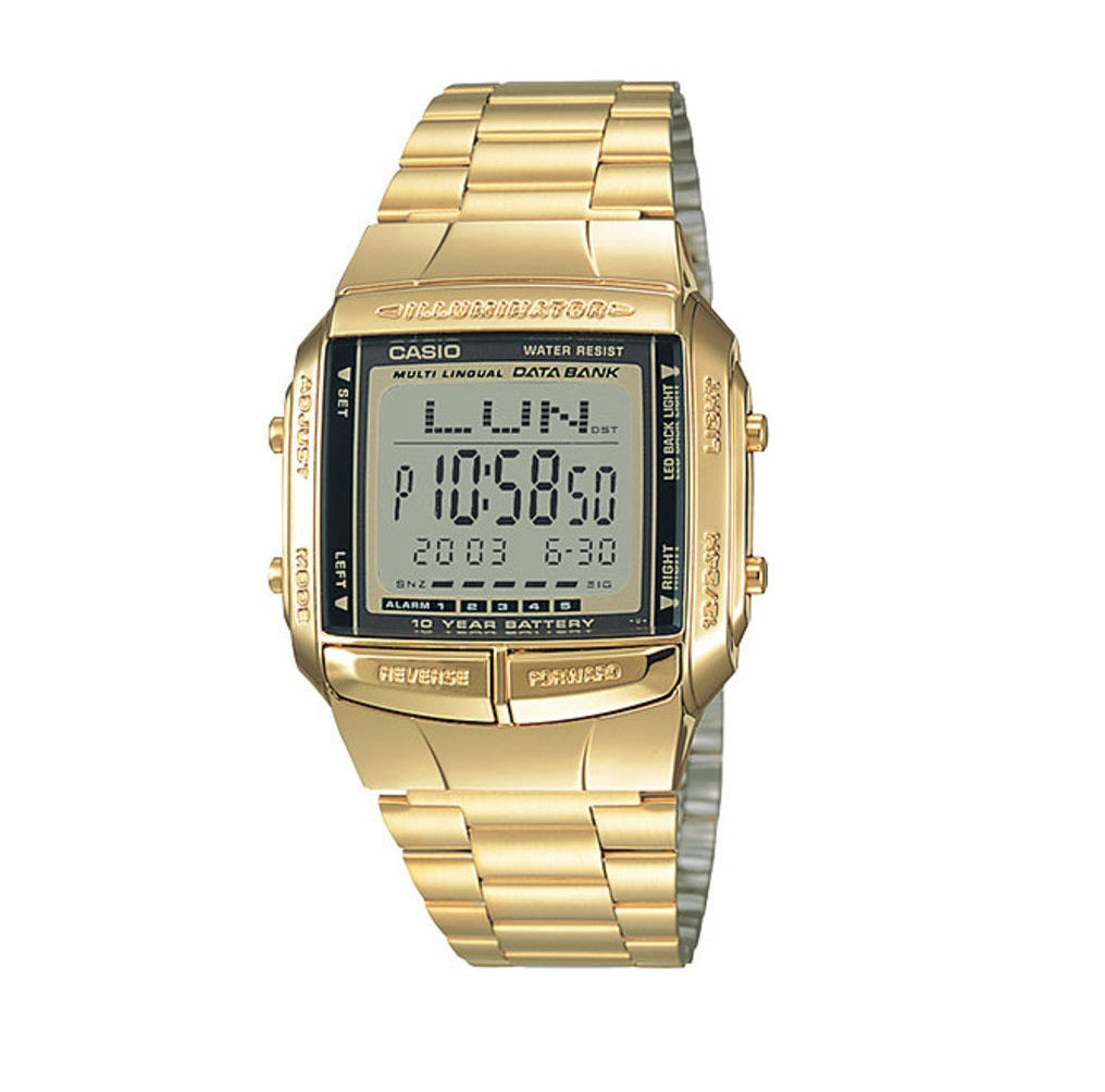 Reloj casio digital para unisex-DB-360G-9A