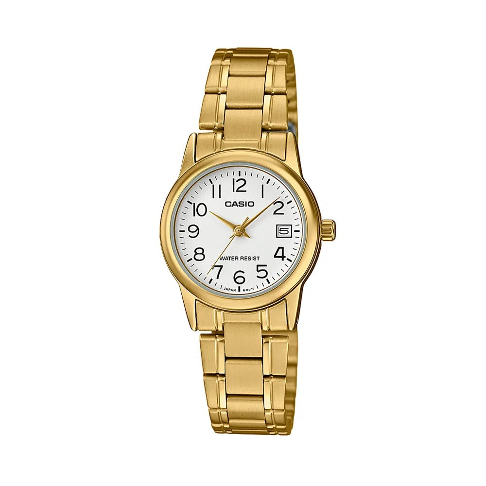Reloj casio analogo para mujer-LTP-V002G-7B2