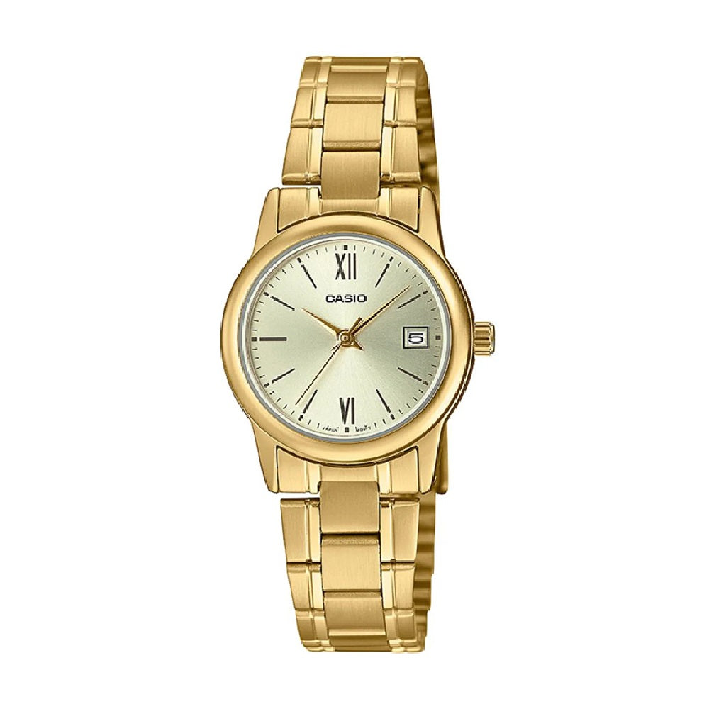 Reloj CASIO analogo para mujer-LTP-V002G-9B3