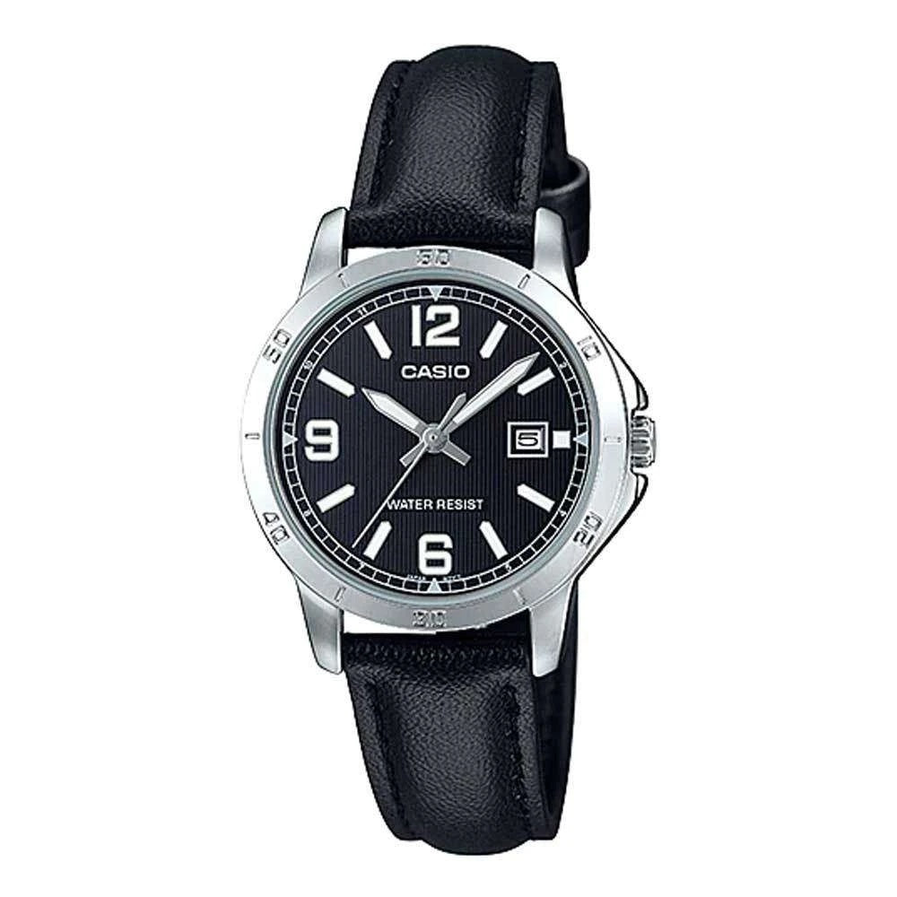 Reloj casio analogo para mujer-LTP-V004L-1B