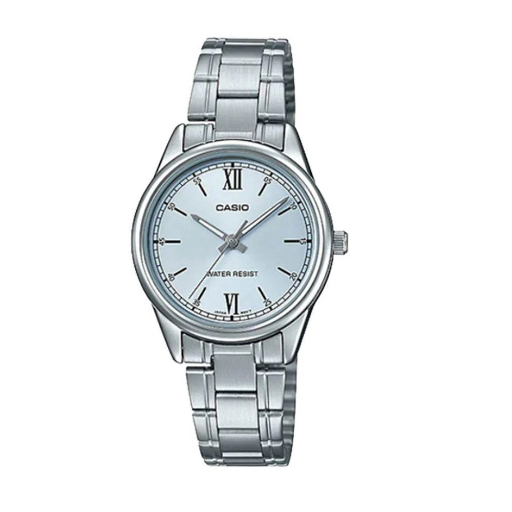 Reloj casio analogo para mujer-LTP-V005D-2B3
