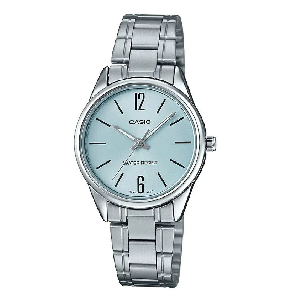 Reloj casio analogo para mujer-LTP-V005D-2B2