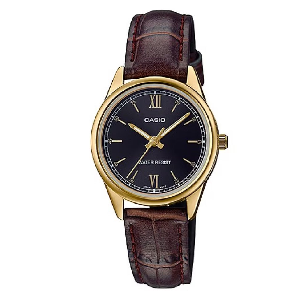 Reloj casio analogo para mujer-LTP-V005GL-1B2