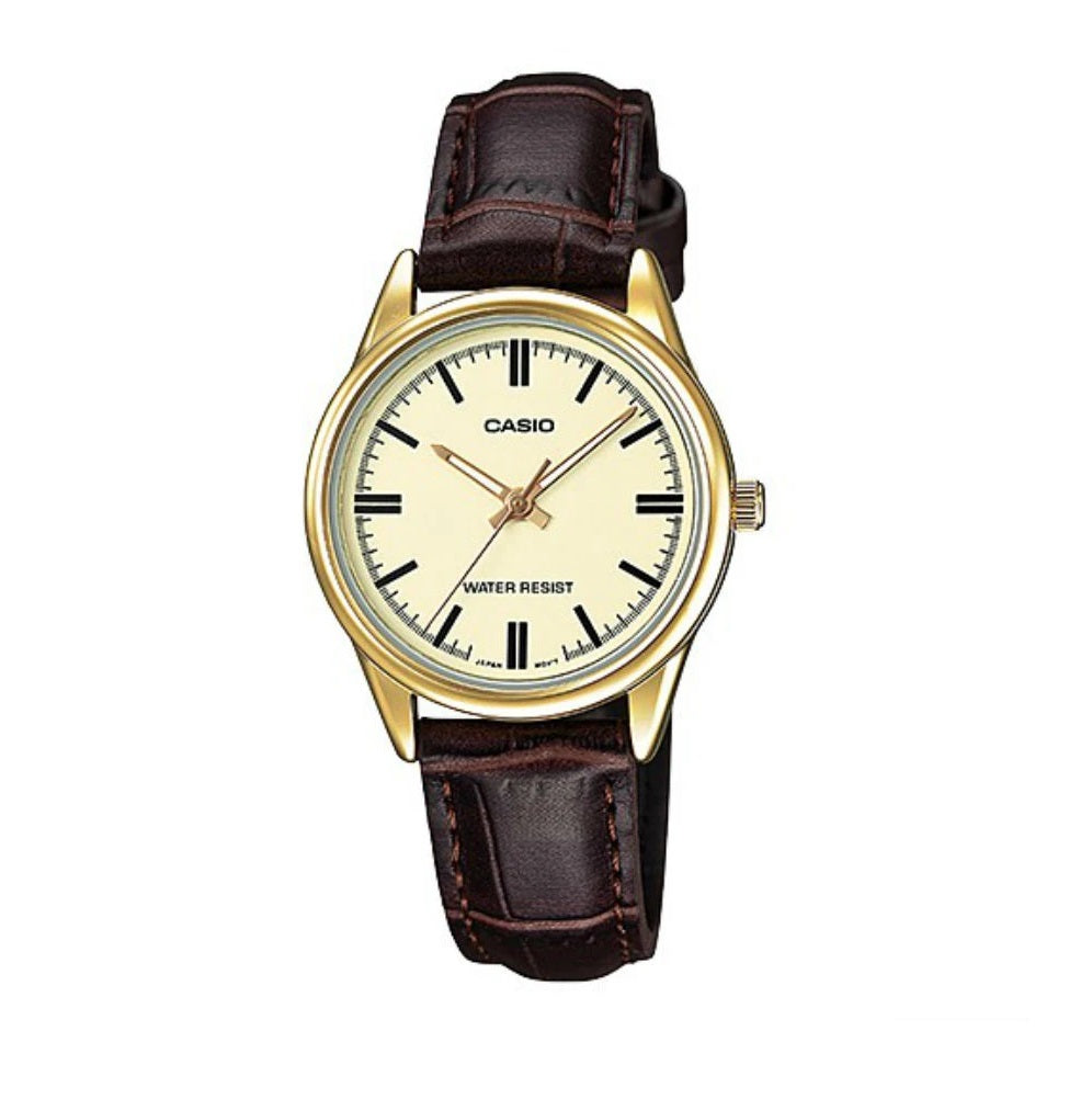 Reloj casio analogo para mujer-LTP-V005GL-9A