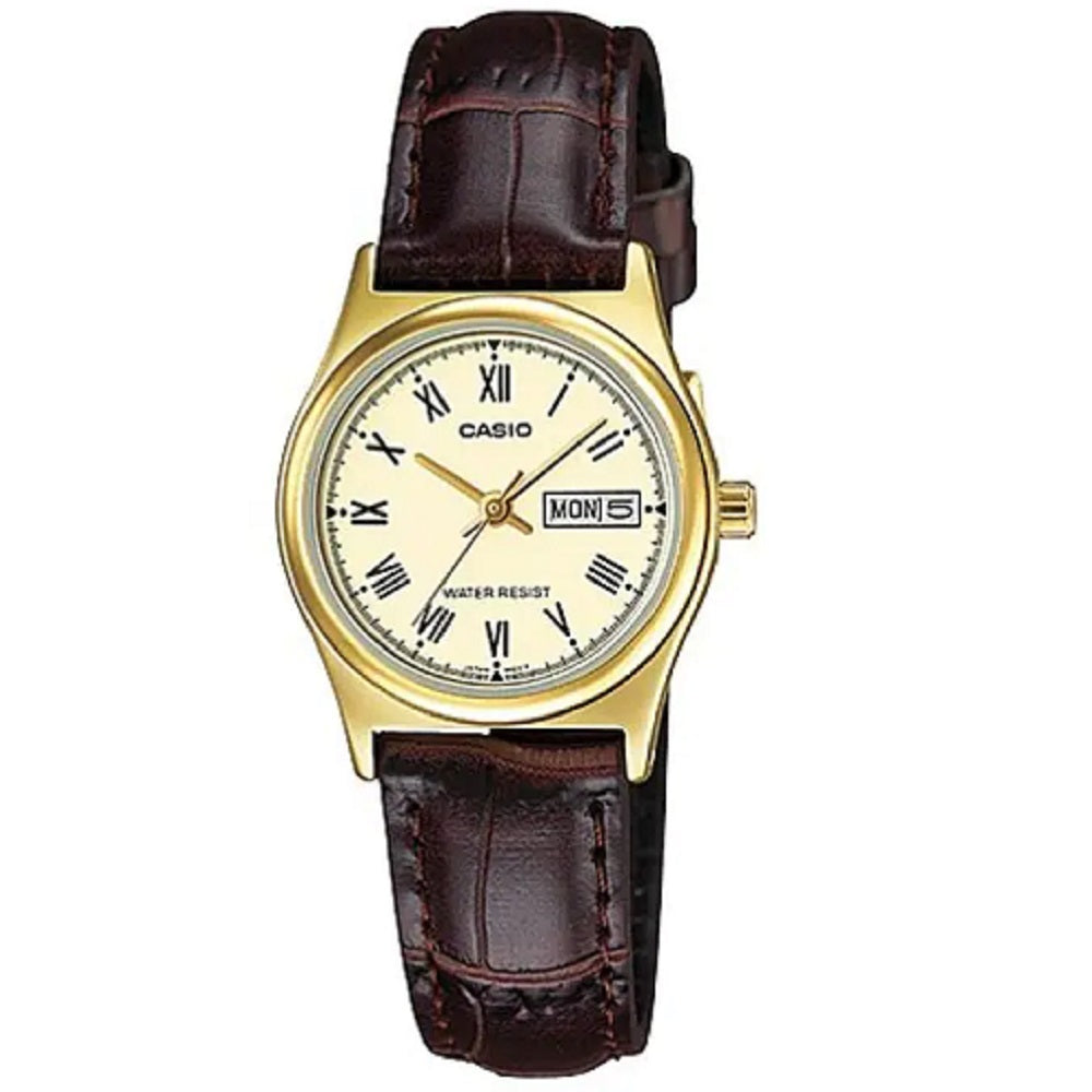 Reloj casio analogo para mujer-LTP-V006GL-9B