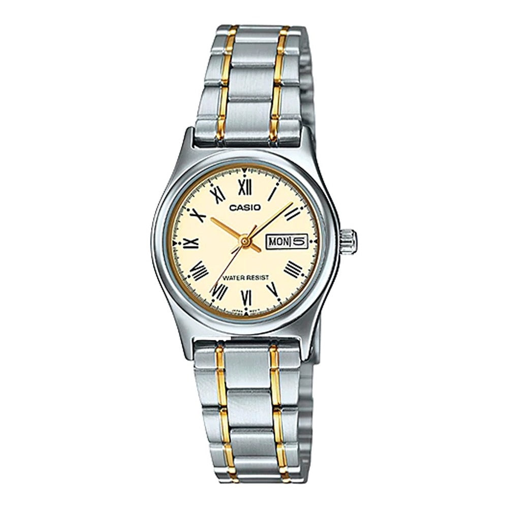 Reloj casio analogo para mujer-LTP-V006SG-9B