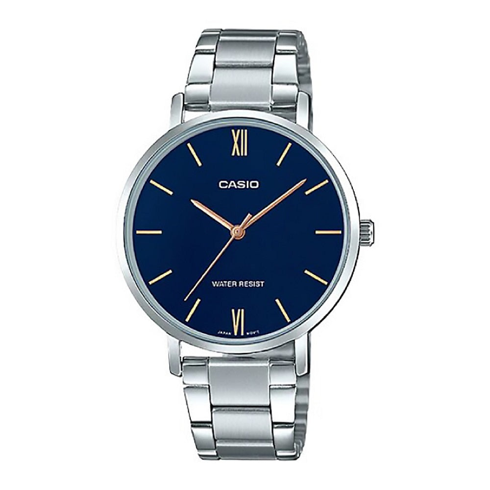 Reloj CASIO analogo para mujer-LTP-VT01D-2B2