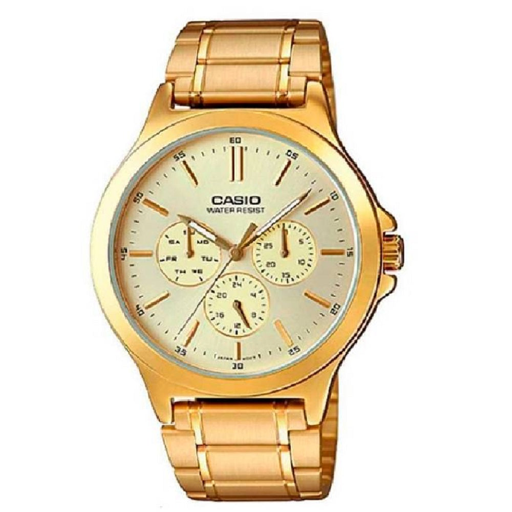 Reloj casio analogo para hombre-MTP-V300G-9A