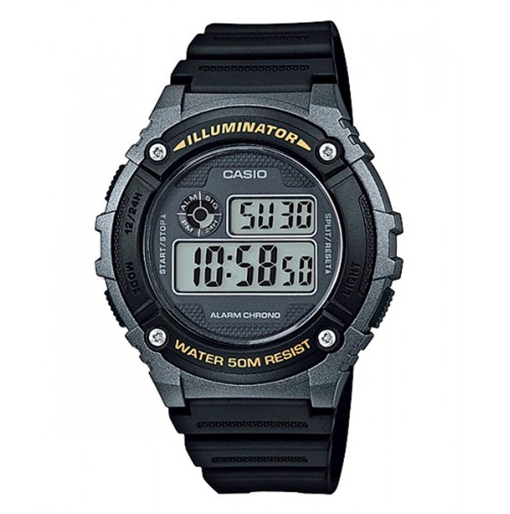 Reloj Casio Digital Hombre W-216H-1B