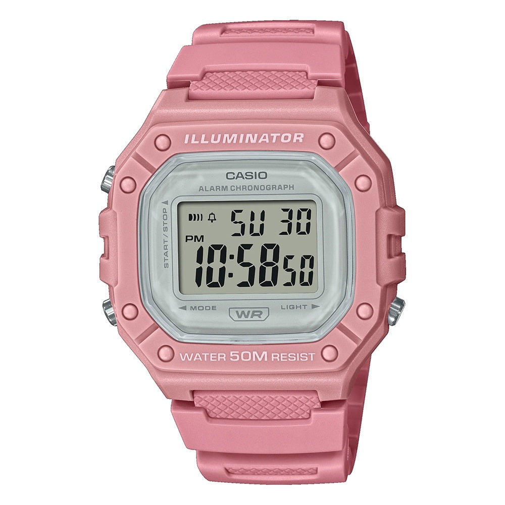 Reloj CASIO digital  para mujer -W-218HC-4A2