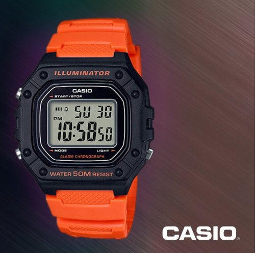 Reloj Casio Digital para Unisex W-218HC-2A