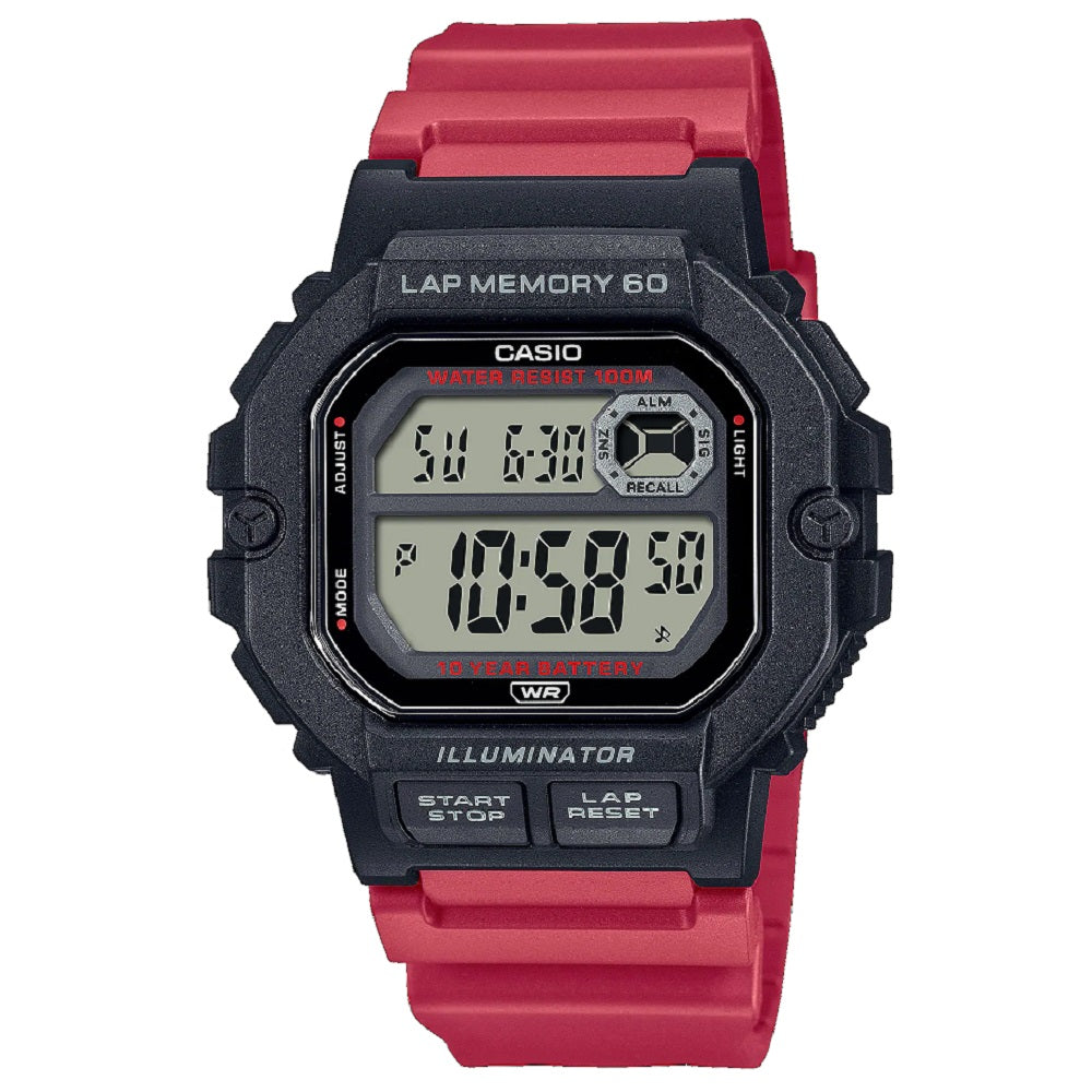 Reloj CASIO cronografo   para hombre -WS-1400H-4A